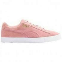 NEW Youth Puma Suede G Patch Spikeless LE Golf Shoes Bridal Rose Sz 4.5 Y