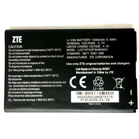 NEW ZTE RACER II (V859) Li-ion Battery 3.7V 1500mAh Mobile Hotspot WiFi Router