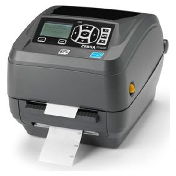 NEW Zebra ZD500 Desktop Thermal Transfer Label Printer, 203 dpi, USB, Bluetooth, Serial, Ethernet, P/N: ZD50042-T01200FZ