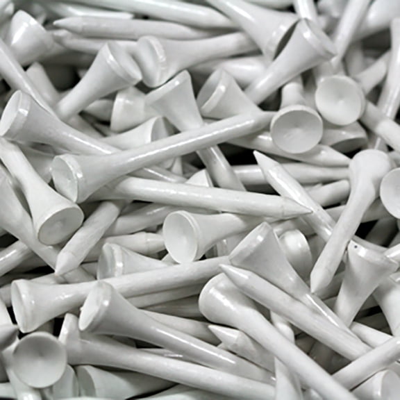 NEW Zero Friction Golf Wood Tees - 2 3/4 500 Pack White