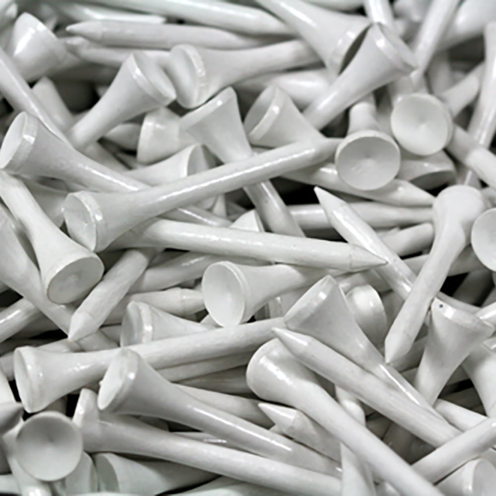 NEW Zero Friction Golf Wood Tees - 3 1/4 1000 Pack White