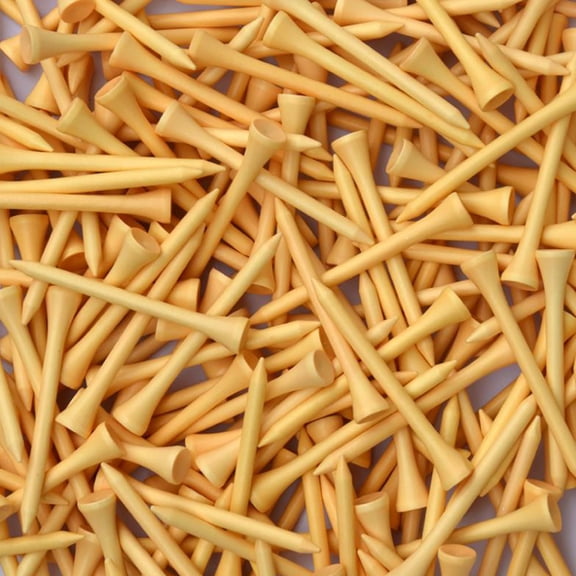 NEW Zero Friction Golf Wood Tees - 3 1/4 500 Pack Natural
