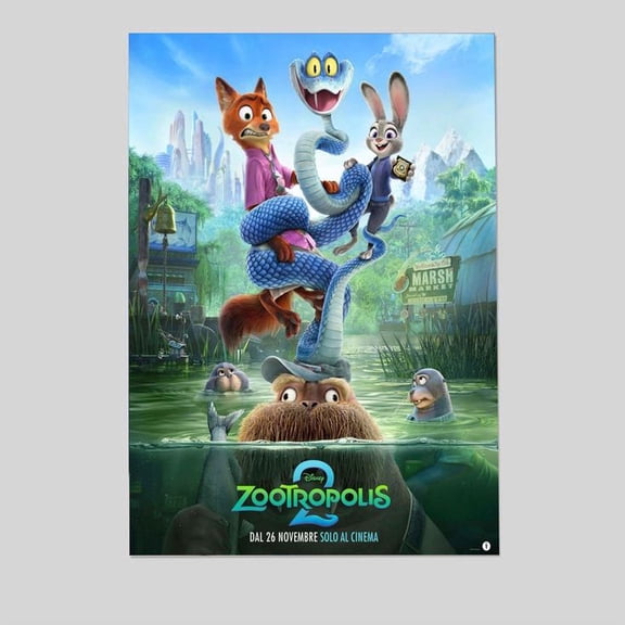 NEW Zootopia 2 International Poster Size 24''x36'' Goldengate