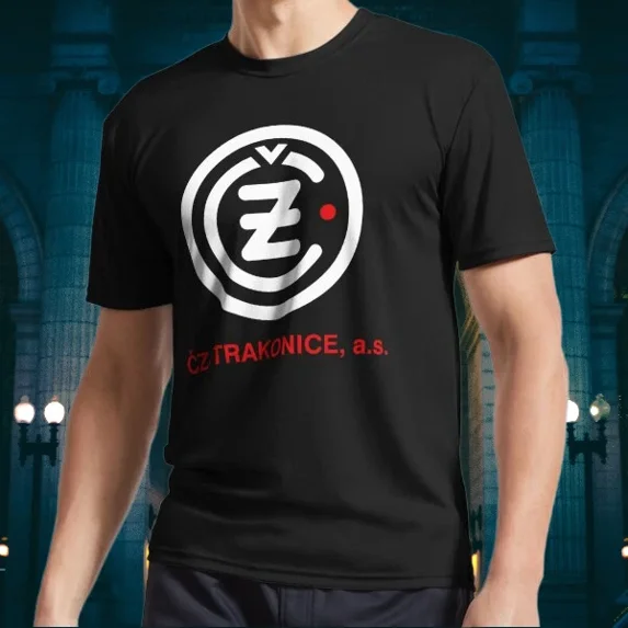 NEW! ÄŒeskĂ¡ Zbrojovka CZ Motorcycle Logo Long Sleeve T-Shirt Funny Size S to 5XL