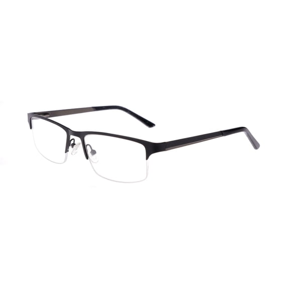 NEW finley eyewear F-1106 Matte Black & Gunmetal Eyeglasses 55/17/140