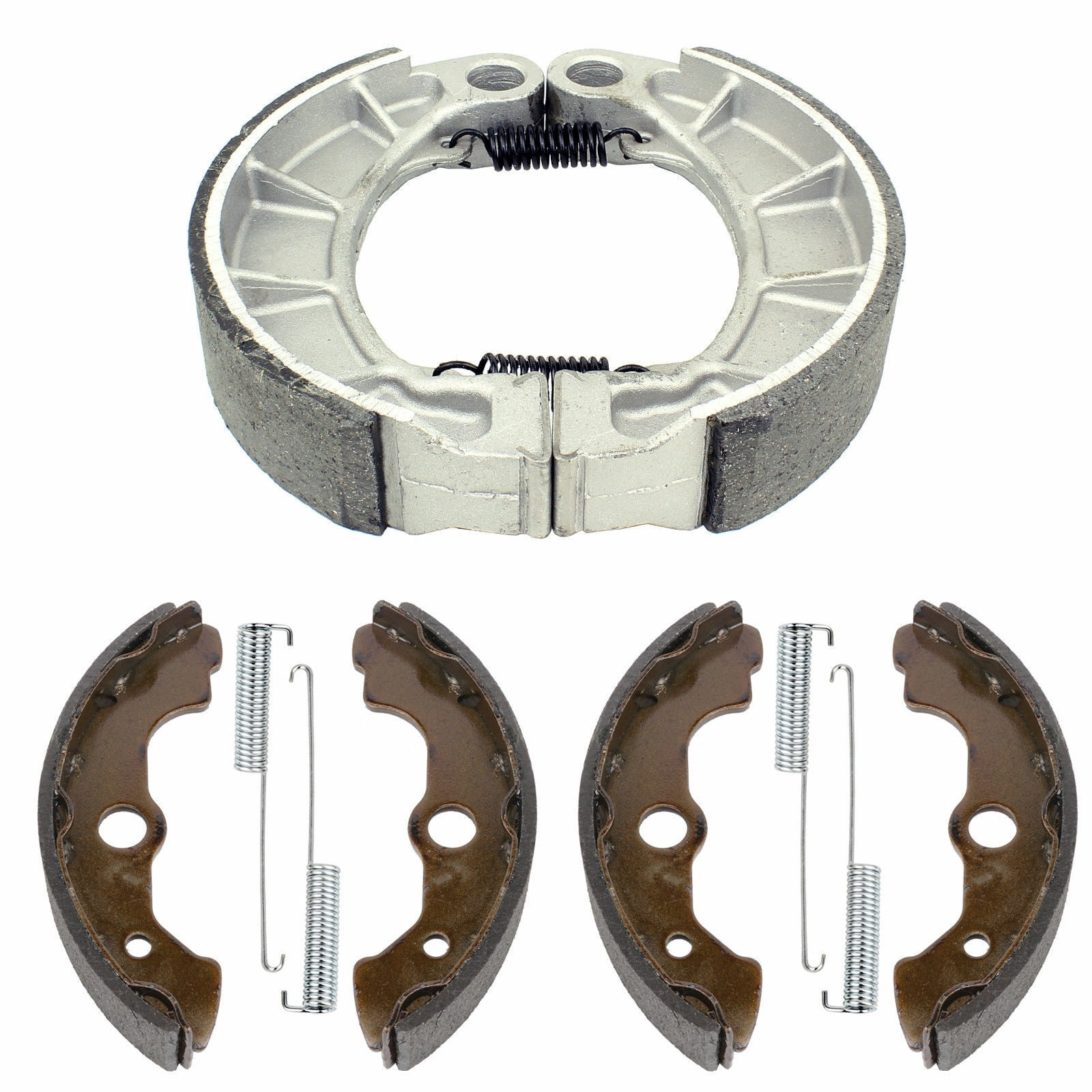 Honda Fourtrax 300 Brake Pads Front Rear 1988-2000 Caltric Front & Rear Brake Shoes - Compatible With Honda TRX300FW Fourtrax 300 4x4 1988-2000 Caltric ATV Brake Pads