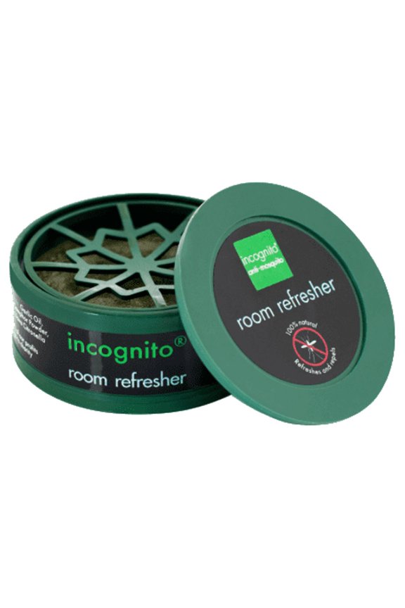 NEW in USA - MULTI - AWARD WINNING Incognito 100% All Natural, DEET FREE Anti-Insect Room Freshener - Lovely Wooded Scent.
