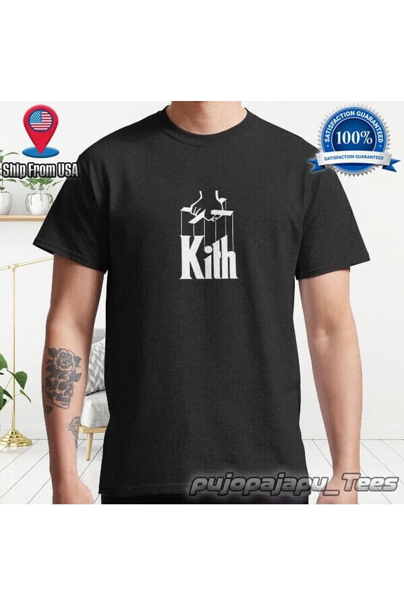 NEW kithh Classic American Funny Logo Man's T-Shirt Size S-5XL