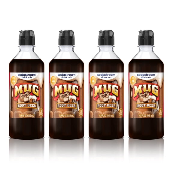 NEW sodastream Mug Root Beer Drink Mix, 4pk