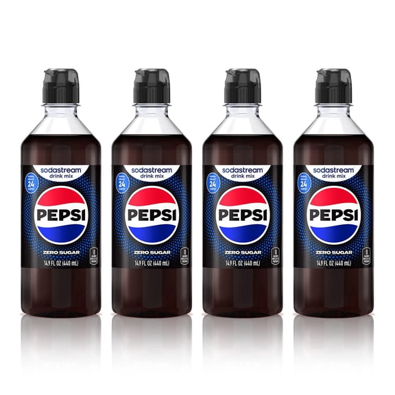 NEW sodastream Pepsi Zero Drink Mix, 4pk