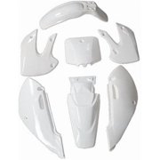 NEWANIMER White Fairing Body Plastic Parts For Suzuki KAWASAKI KLX 110 DRZ110 Dirt Pit Bike