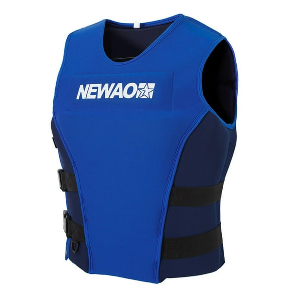 NEWAO Jacket Neoprene Safety for Adults, Suitable for Kayaking Fishing Surfing Canoeing Sailing Water Ski Wakeboard Swimming