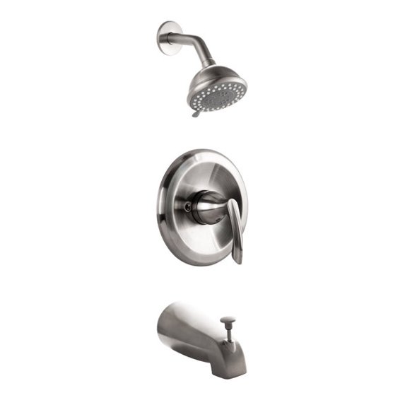 NEWATER All-in-One Kit with Rough in-Valve,Brushed Nickel