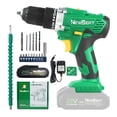 thumbnail image 1 of NEWBEAT Power Drill Set, 21V Cordless Drill with Battery and Charger, 3/8" Keyless Chuck, 2 Variable Speed, 25+1 Torque Setting, Power Tools for DIY, 1 of 9