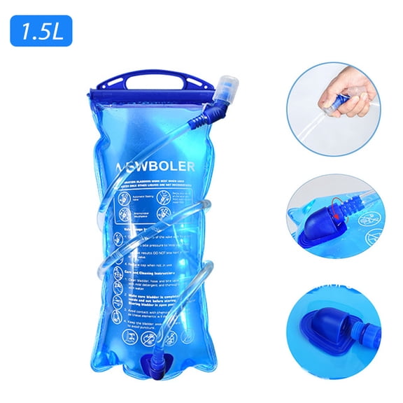 NEWBOLER Sports Water Bladder Hydration Pack Storage Bag BPA Free Portable Food Grade Outdoor Drinking Camping Water Bag