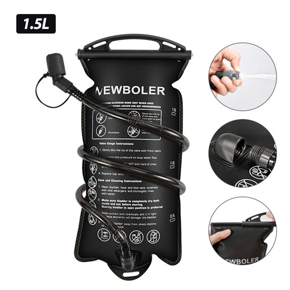 NEWBOLER Sports Water Bladder Hydration Pack Storage Bag BPA Free Portable Food Grade Outdoor Drinking Camping Water Bag