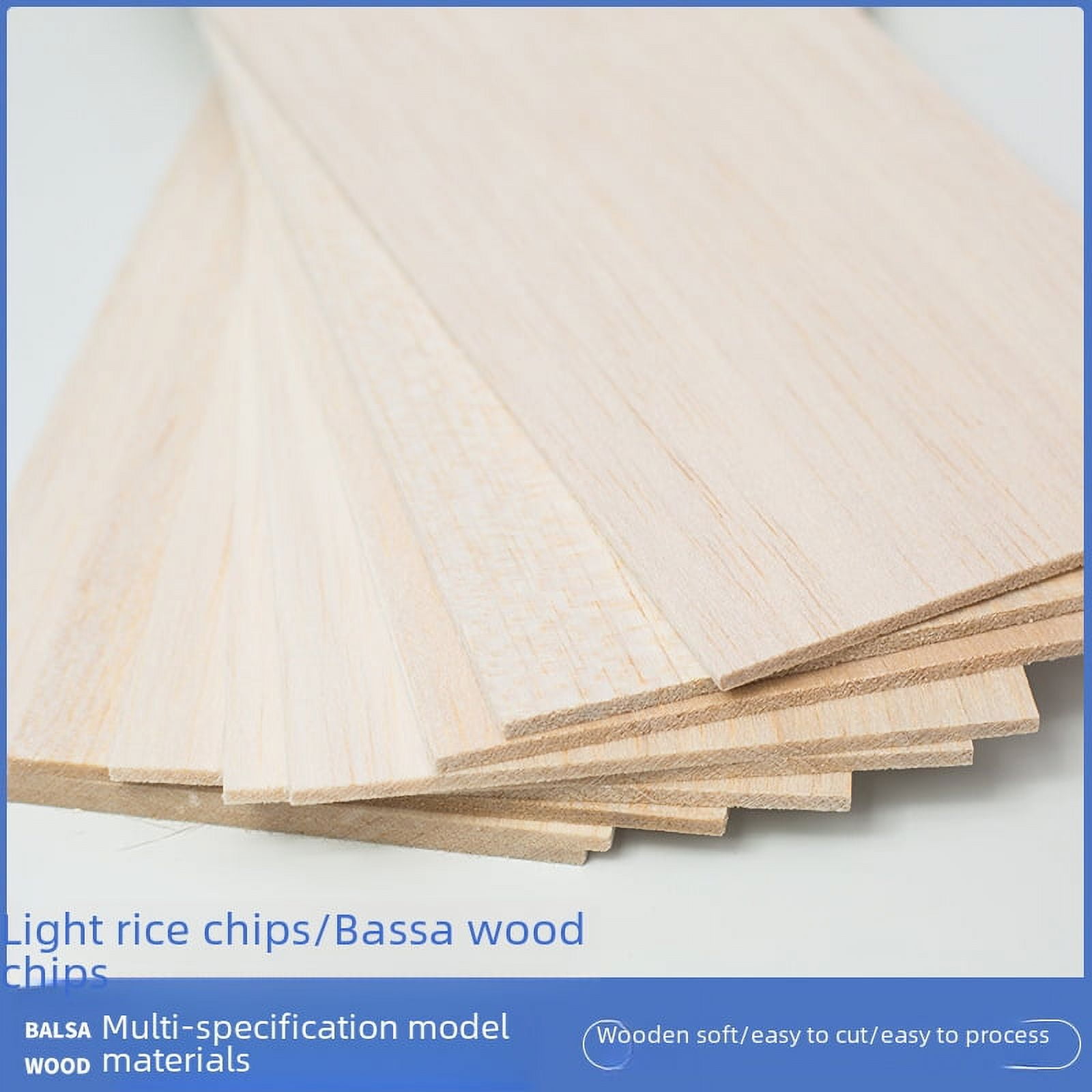 NEWCE 1 meter long light wood chip aircraft board basha wood chip BALSA