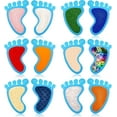 NEWCE 12 sets sensory mat various texture sensory floor various shapes
