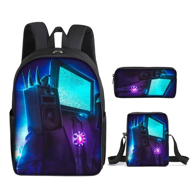 NEWCE 2023 new Skibidi Toilet Toilet spoof schoolbag primary school