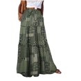 NEWCE 2023 new bohemian style skirt European and American loose casual