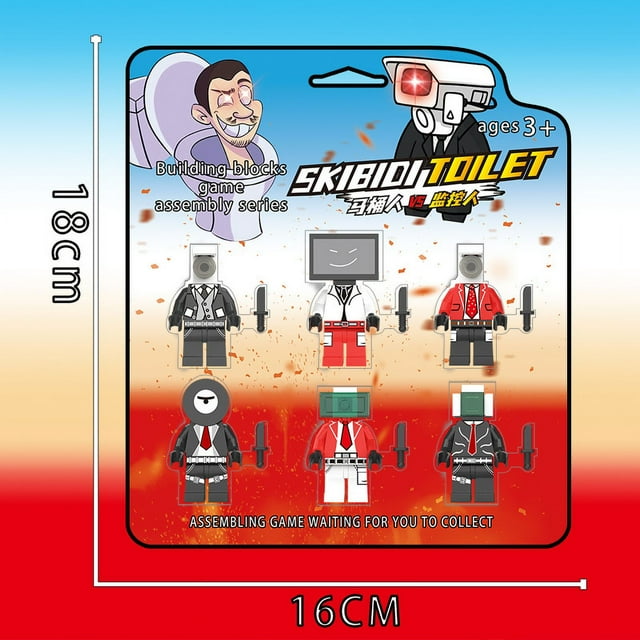 NEWCE 2413 Upgraded Golden Clock King Toilet Man vs Monitor Man Skibidi