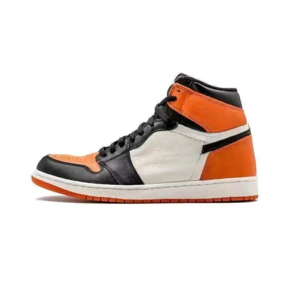 NEWCE AJ1 Hightop Basketball Shoes Shadow Gray Black Red Abstinence