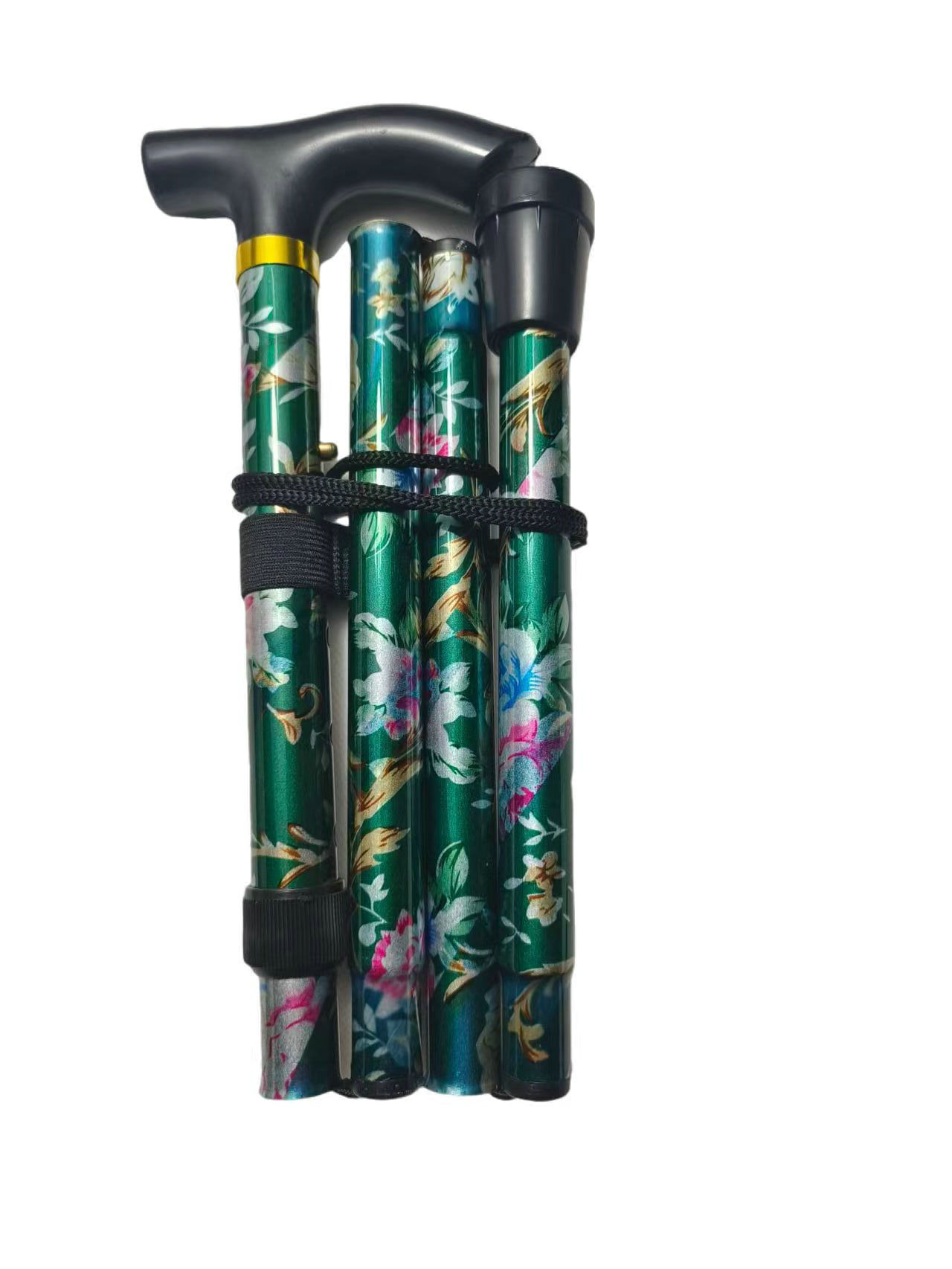 NEWCE Aluminum Alloy trekking pole folding telescopic lightweight five