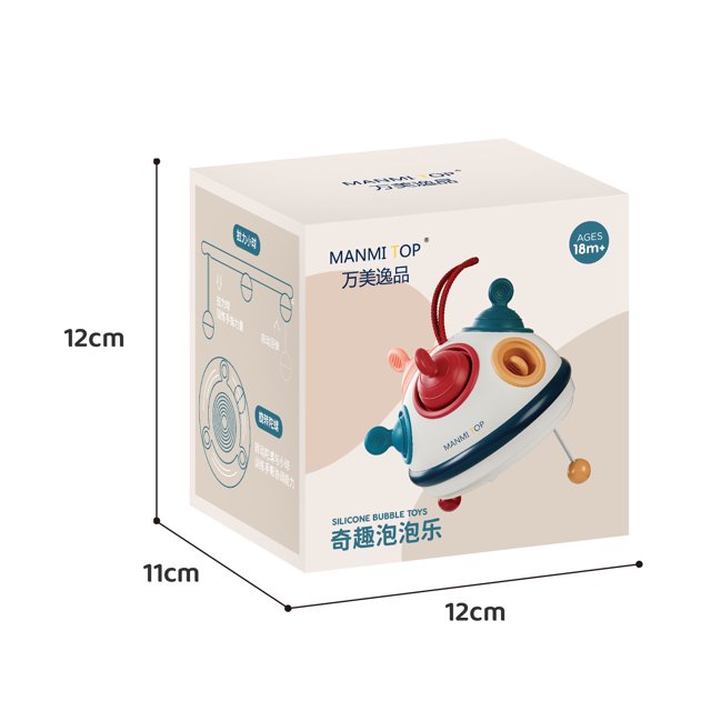 NEWCE Baby‘s Handclap Drum Tambourine Orff‘s Handclap Bell for Newborn