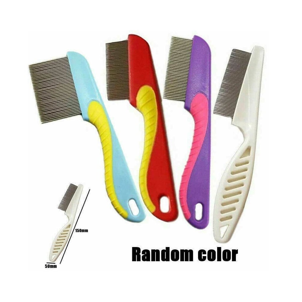 NEWCE Lice Comb Hair Brush Remove Lice Eggs Ticks Nit Stainless Steel