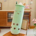 NEWCE Creative simulation milk tea plush toy cup pillow cute funny doll pearl milk tea cup