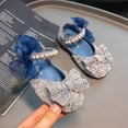 thumbnail image 1 of NEWCE Girls Leather Shoes 22 Stylish Shining Pearl Princess Style Children‘s Shoes Autumn Girls Shining Dance Crystal Shoes, 1 of 7
