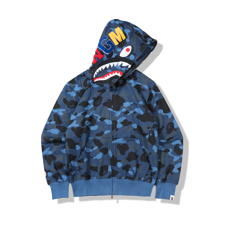 NEWCE Hot Sale bape Head Ape Head Sweater 3D Sweater Zipper Hoodie