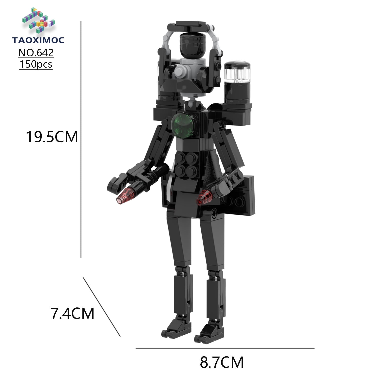 NEWCE NEWCE New toilet man VS monitor man building blocks Skibidi