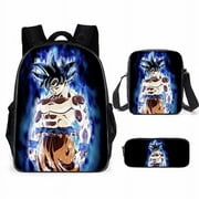 NEWCE New Cartoon Dragon Ball Backpack Schoolbag Satchel Shoulder Bag Pencil Bag Three-piece Set