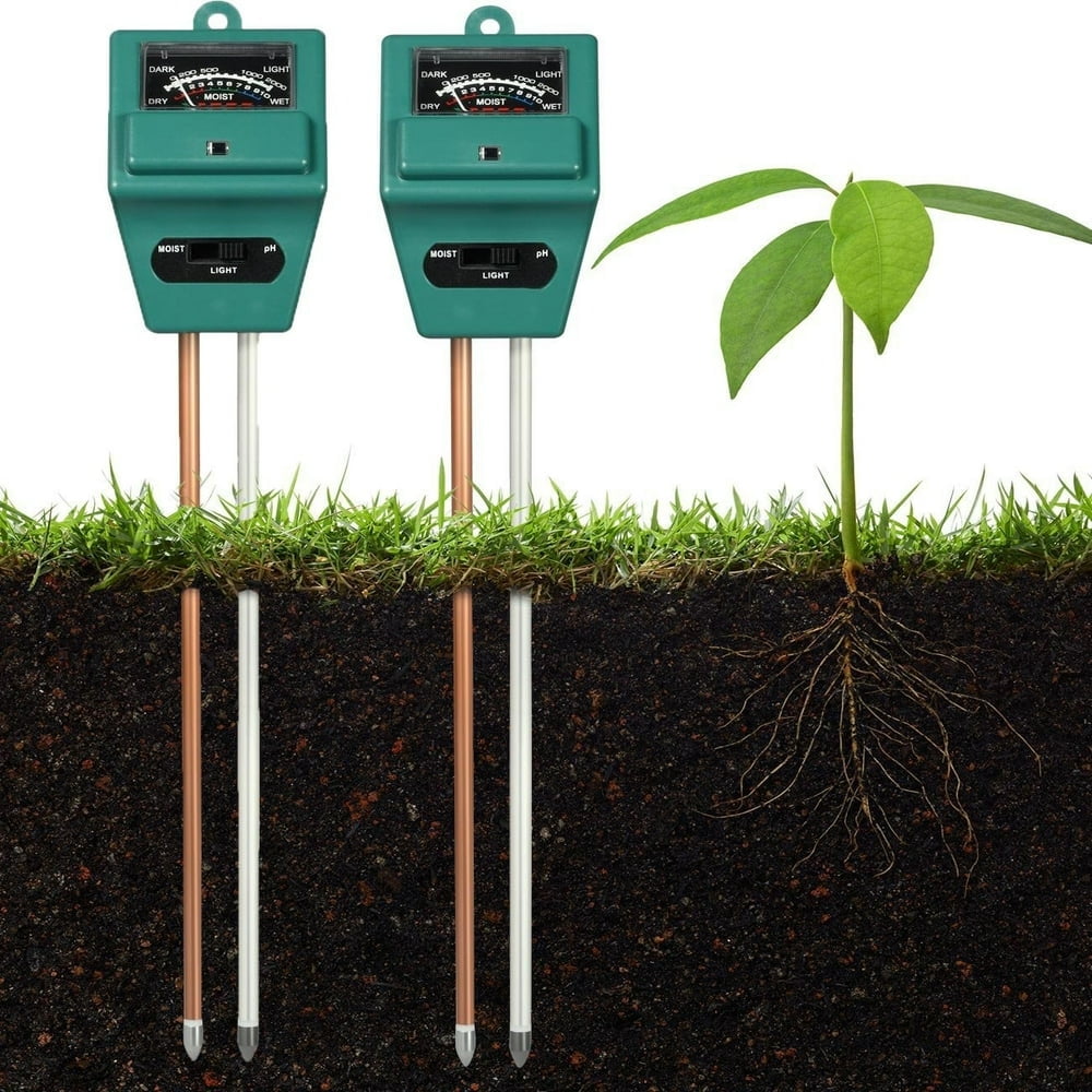 NEWCE Packs Soil pH Tester 3 in 1 Measure Soil pH Level Moisture