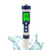 NEWCE Salt Tester Digital Salinity Meter High Accuracy 5 In 1 Salinity Tester for Salt Water IP67 Waterproof Test Kit