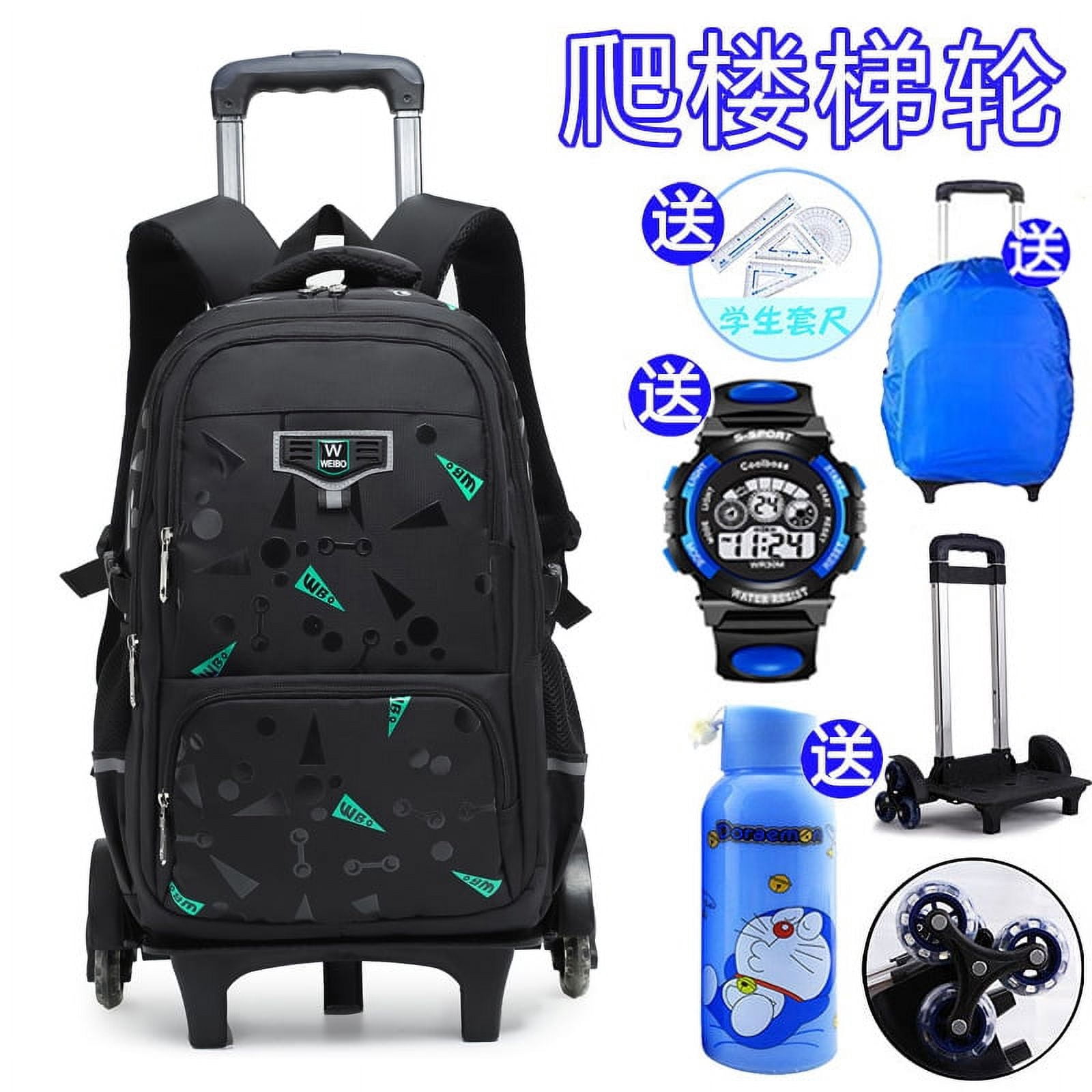 NEWCE School Students Grade 4-5-6 Boys Trolley Schoolbag Junior High ...