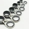 NEWCE Sea Rod Guide Ring Longcast Guide Eyes Stainless Steel Wire Ring