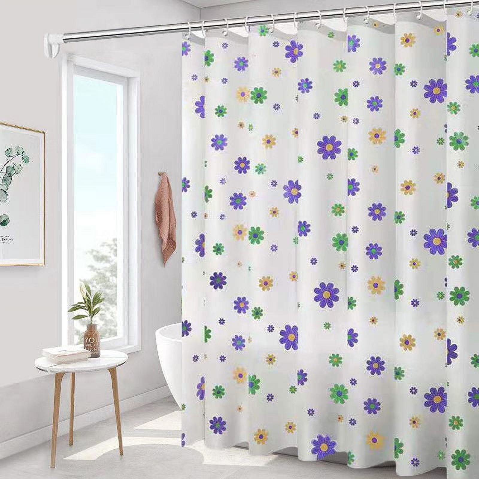 NEWCE Shower Curtain Waterproof Mildewproof Thickened Bathroom Curtain