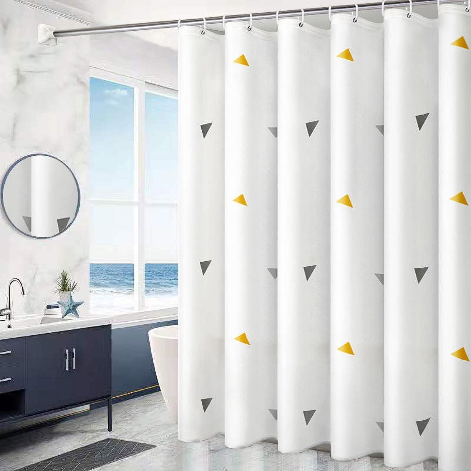 NEWCE Shower Curtain Waterproof Mildewproof Thickened Bathroom Curtain