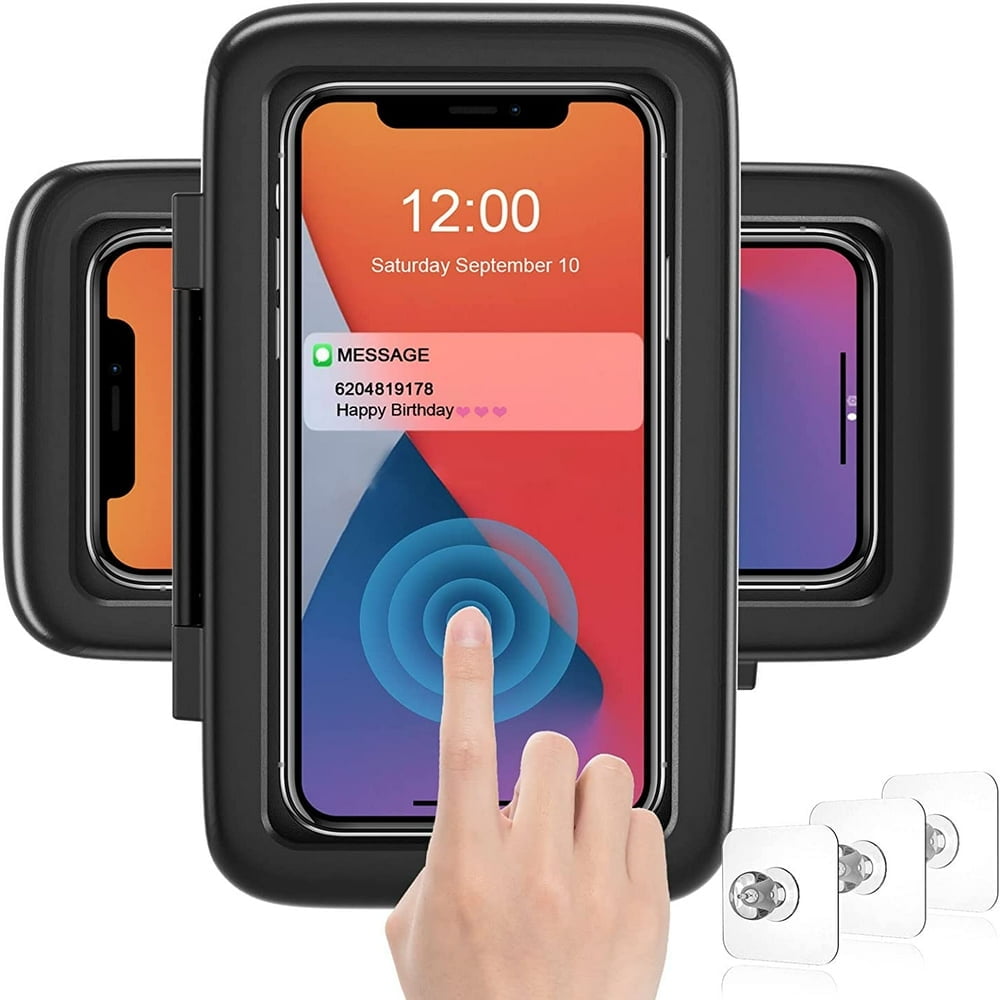 NEWCE Shower Phone Holder Waterproof 480 Degree Rotation Shower Phone