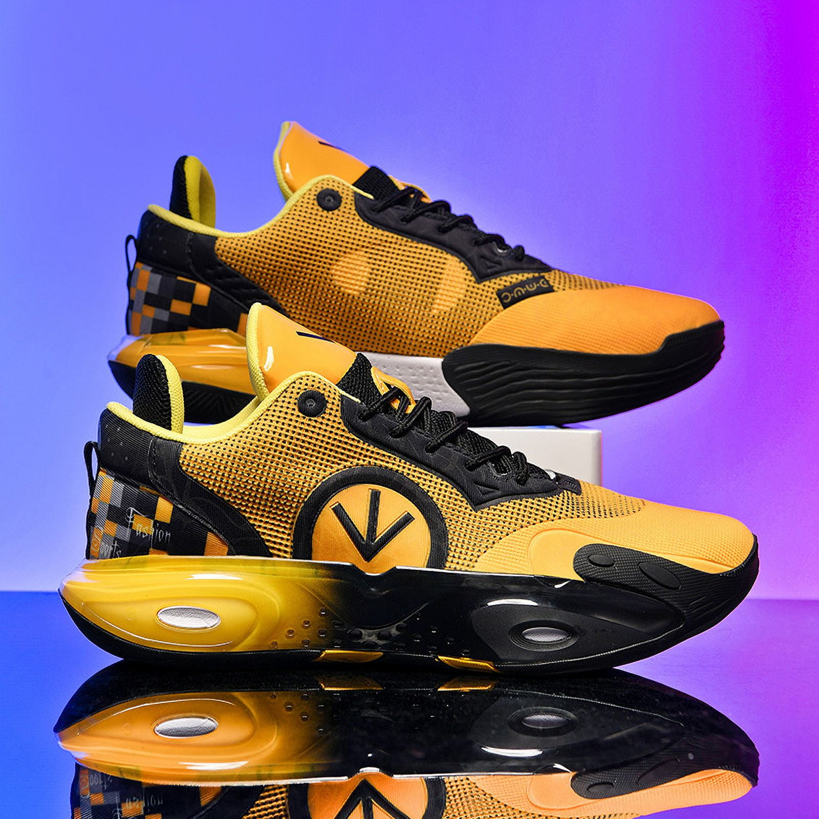 NEWCE Sonic 11 Basketball Shoes for Men 7 with Friction Sound 12 Sports