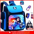 NEWCE Upgraded Space Schoolbag for Primary School Students Men‘s