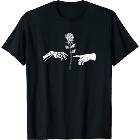NEWCreation Rose Grunges Aesthetic Clothes Punk Alt Gothic Goth T-Shirt