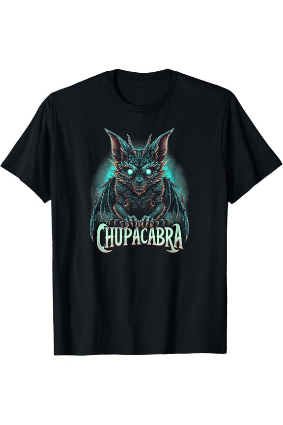 NEWCryptozoology Cryptid Chupacabra Creature Fantasy Mythical T-Shirt