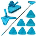 thumbnail image 1 of NEWE Wall Mop Cleaner with 80 inches Long Handle (Blue), 1 of 7
