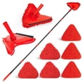 thumbnail image 1 of NEWE Wall Mop Cleaner with Long Handle (Red), 1 of 7