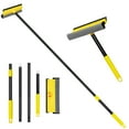 thumbnail image 1 of NEWE Window Squeegee with Extension Pole 54.5 inches, Short Handle Included, Yellow, 1 of 7