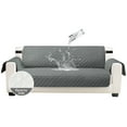 thumbnail image 1 of NEWEEN 100% Waterproof Sofa Cover Machine Washable Reversible Couch Cover Non Slip Furniture Protector Slipcover for Dogs, Children, Pets, Loveseat Size, Gray, 1 of 10