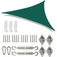 thumbnail image 1 of NEWEEN 6.5x6.5x6.5 ft Triangle Sun Sail Shade with Hardware Kit - Green, 1 of 10